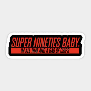 Super 90s Baby Gamer Sticker